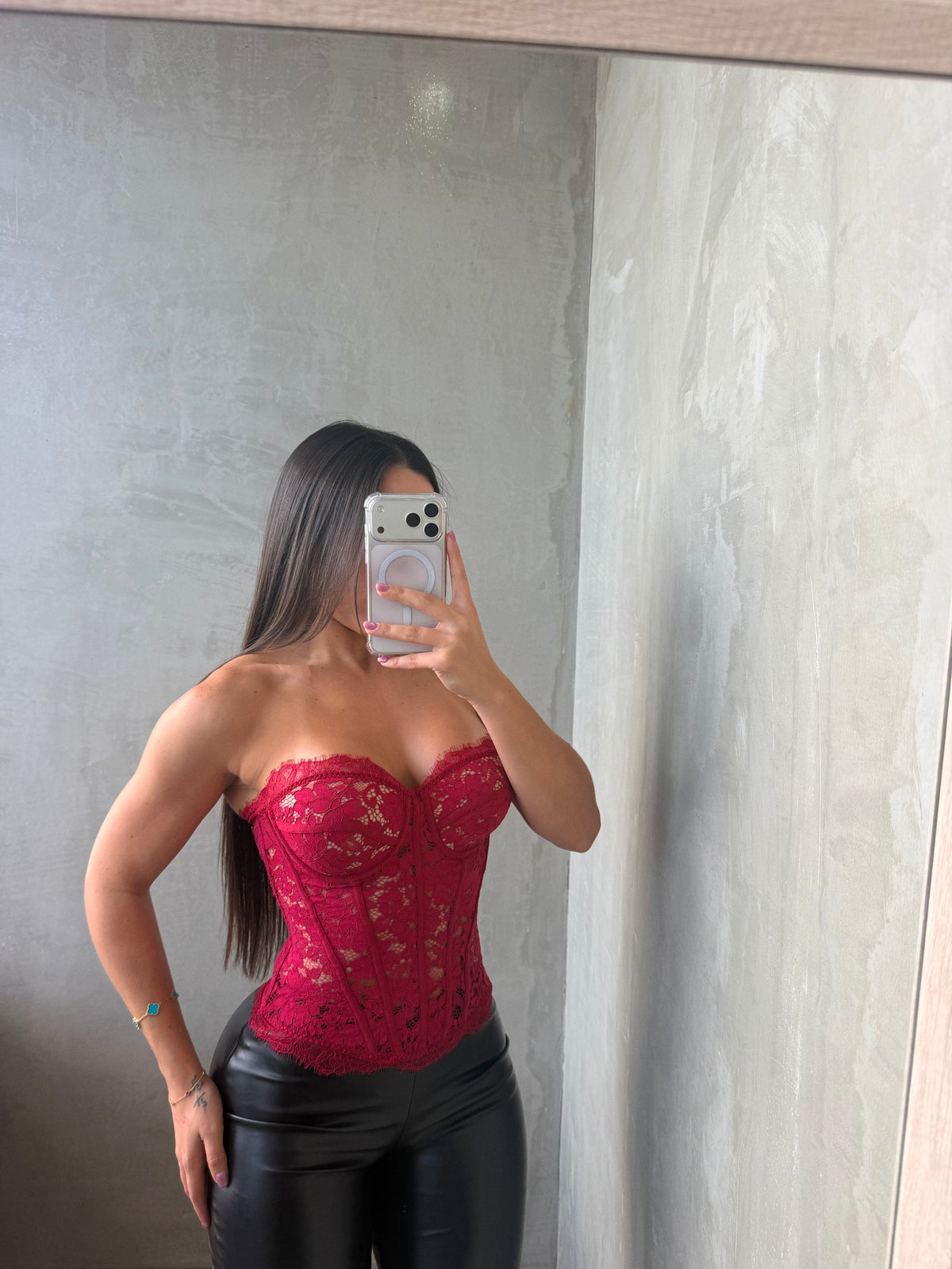 Red Lace Corset