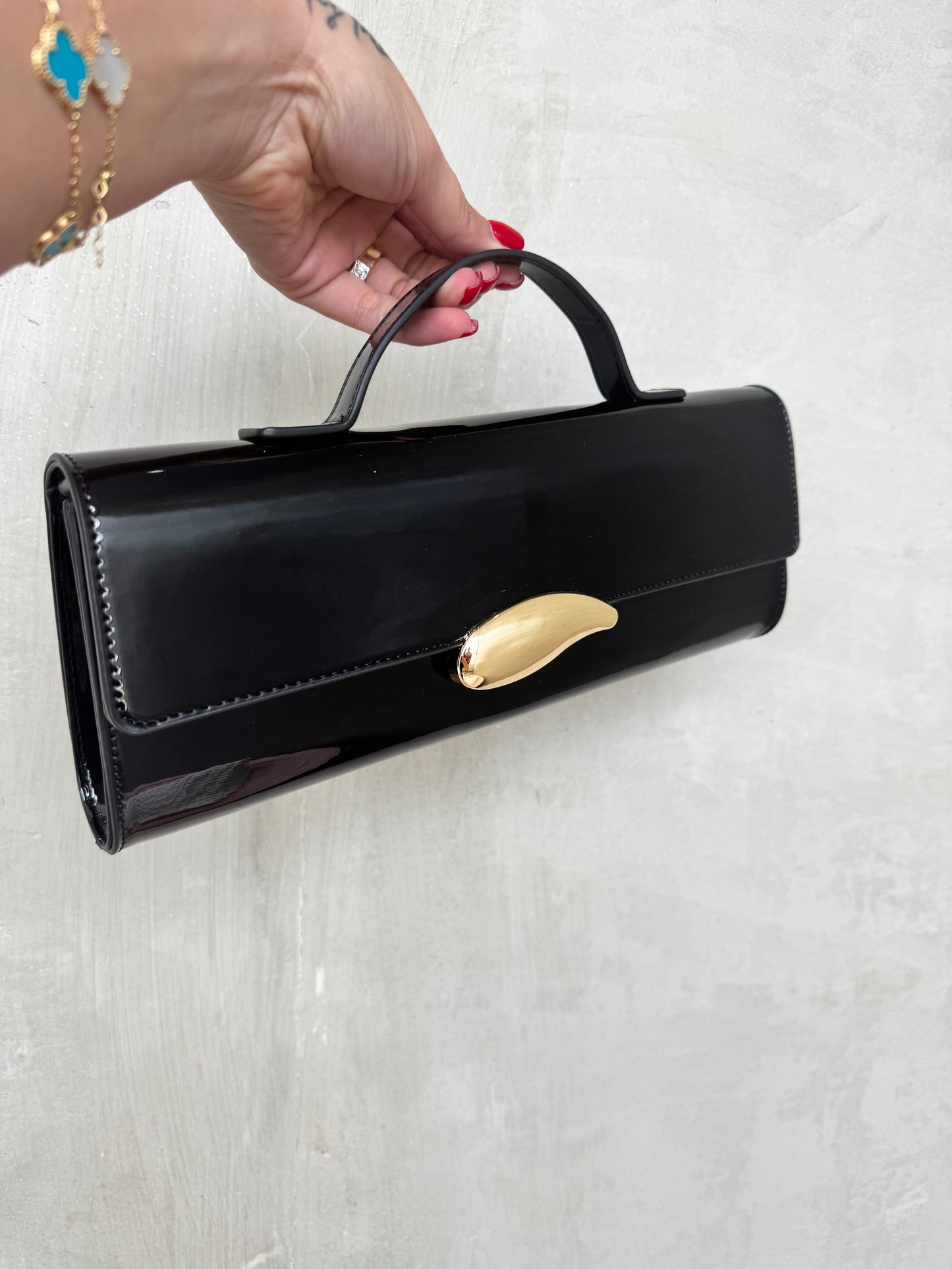 Black Gold Detailed Clutch