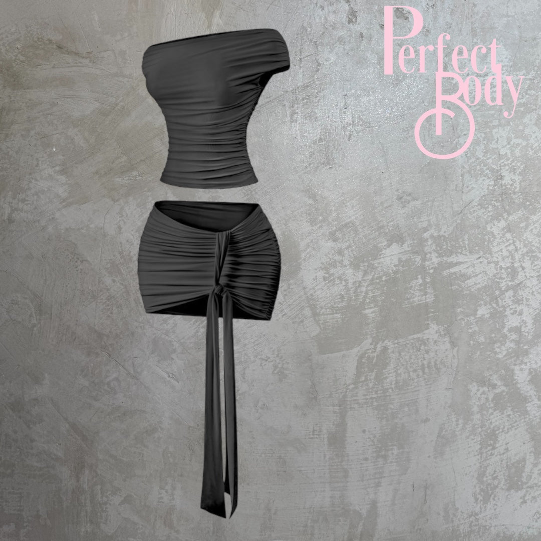 Black Asymmetrical Set RESTOCK