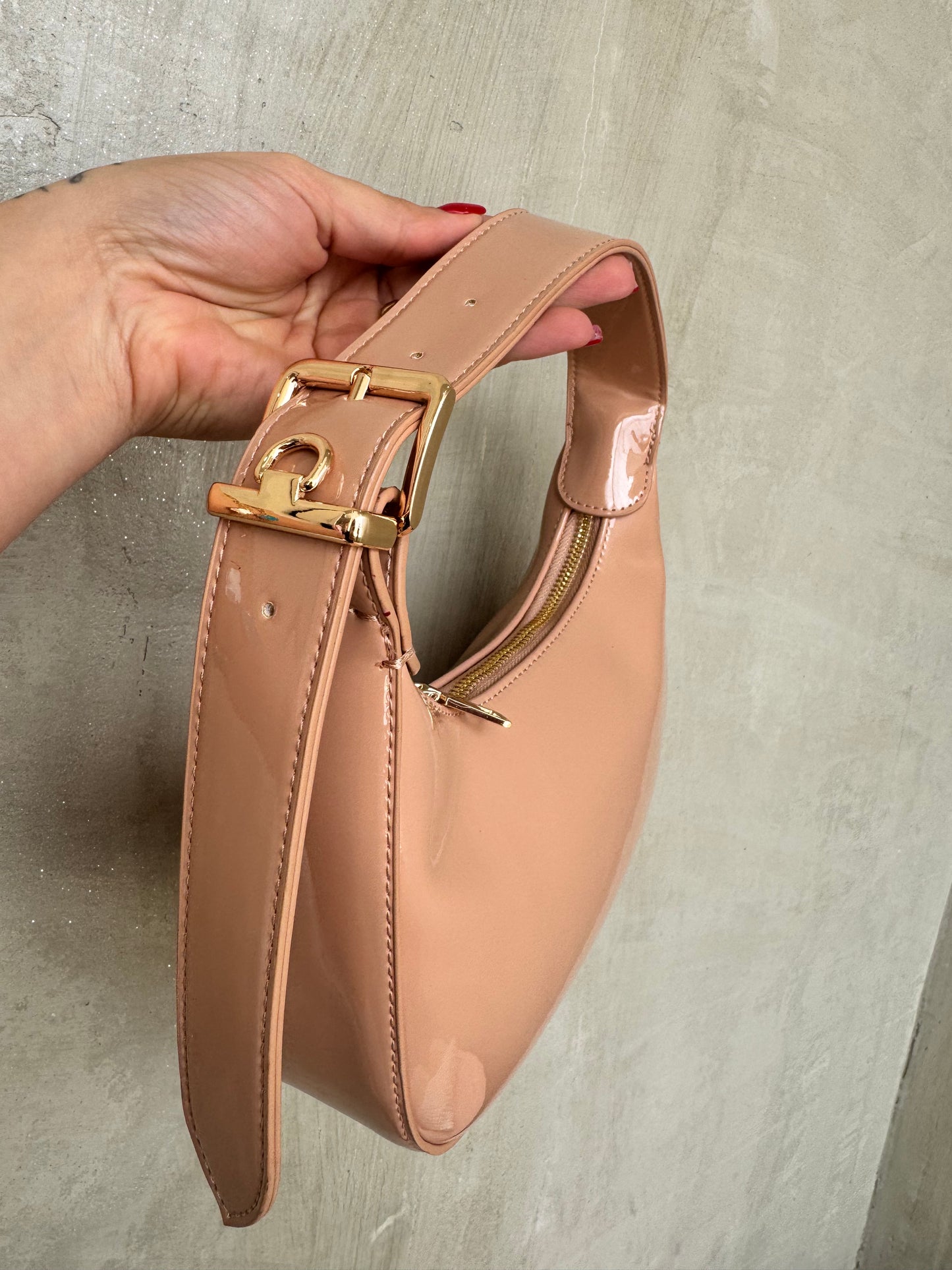 Nude Shoulder Bag