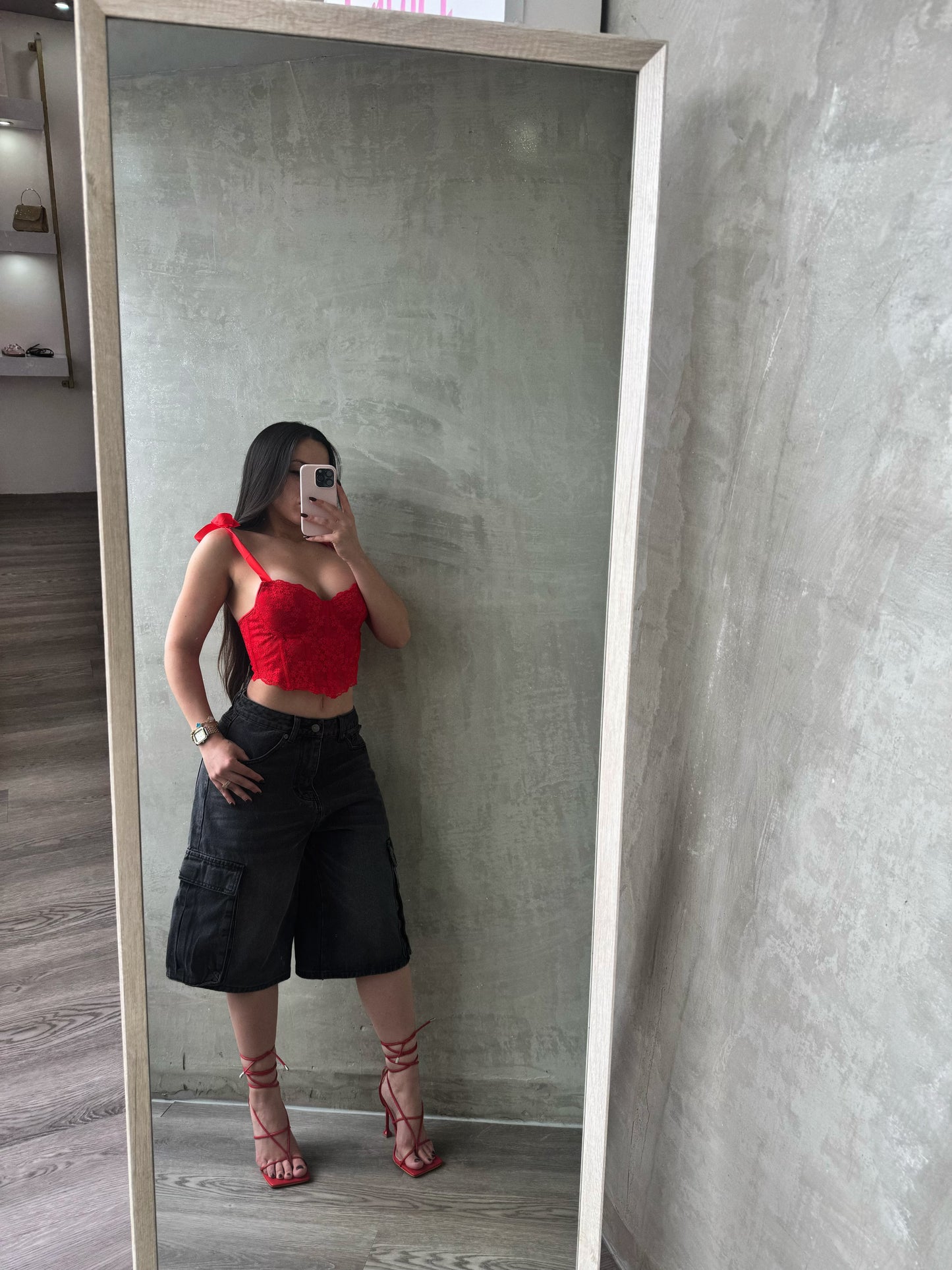 Red Lace Corset