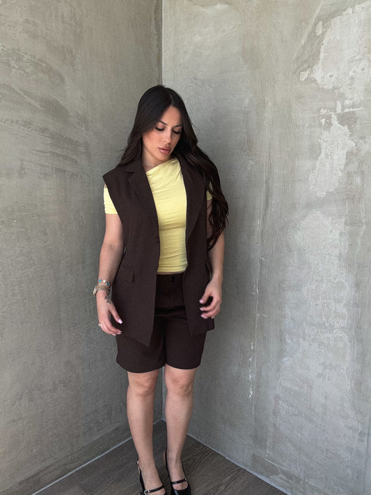 Chocolate Blazer Set