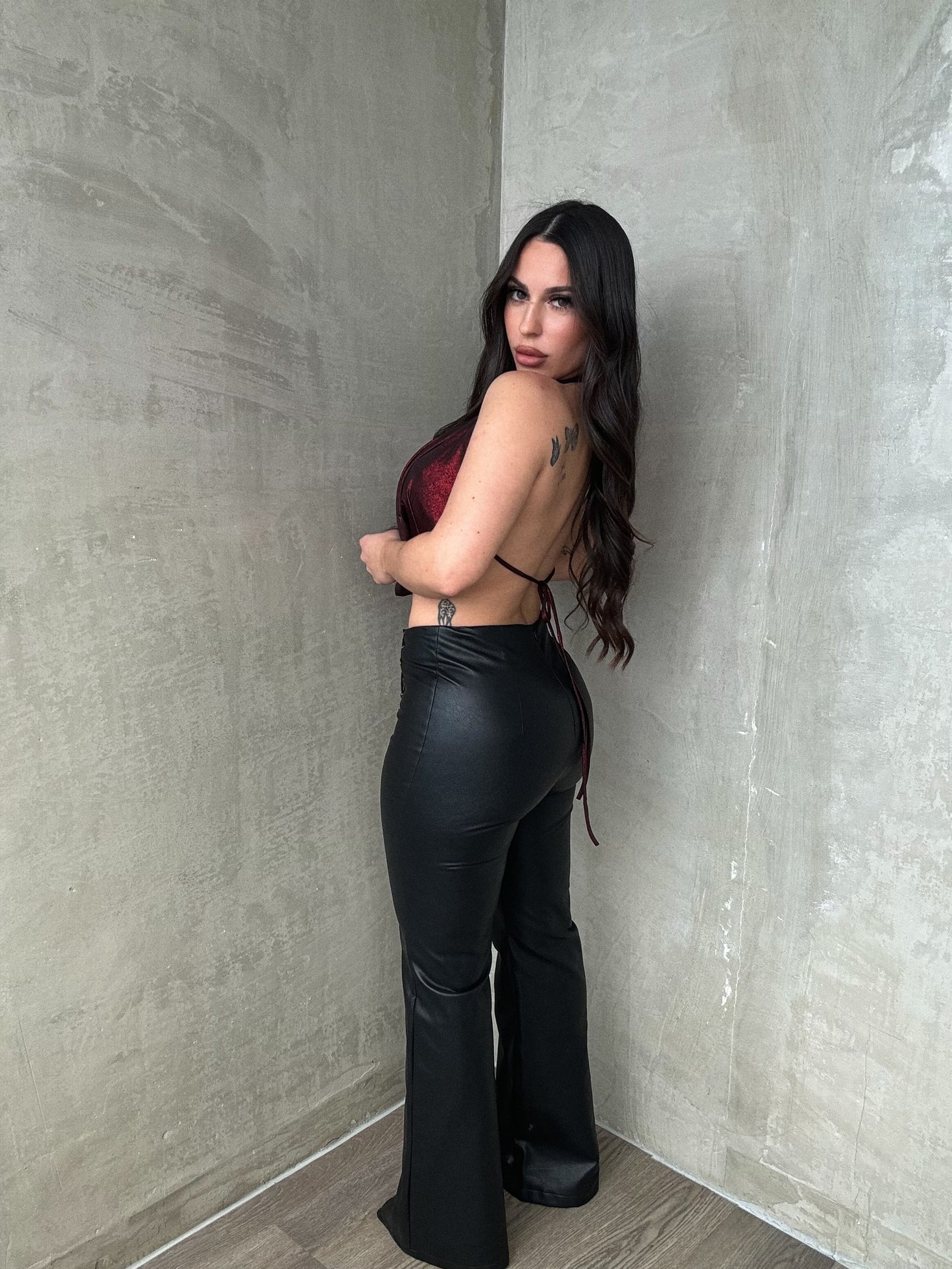 Black Leather Pants