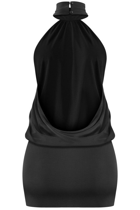 Black Halter Dress