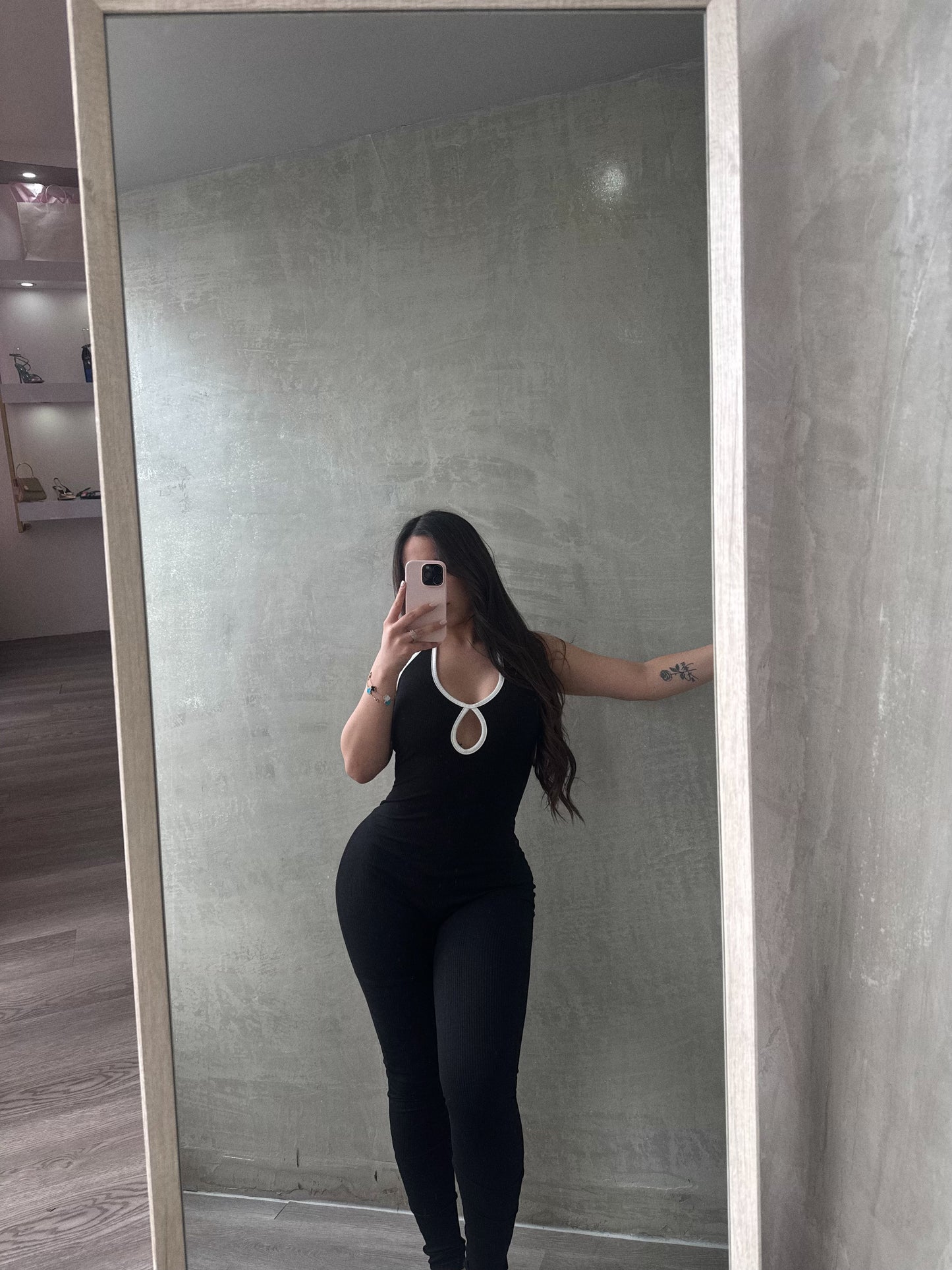 Black & White Comfy Jumpsuit