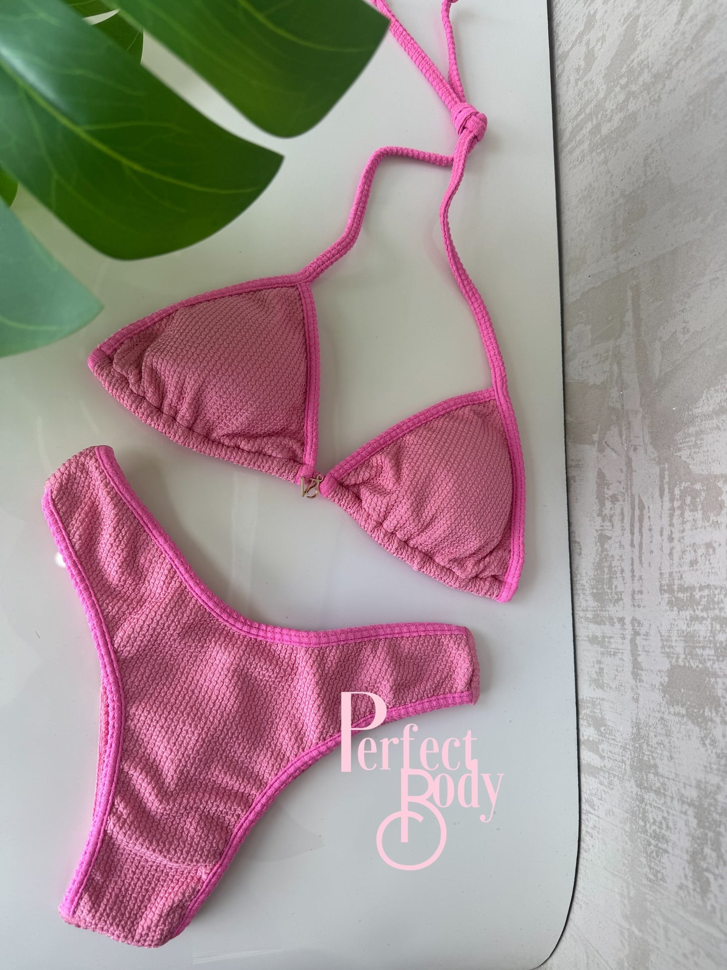 Light Pink & Bright Pink Bikini