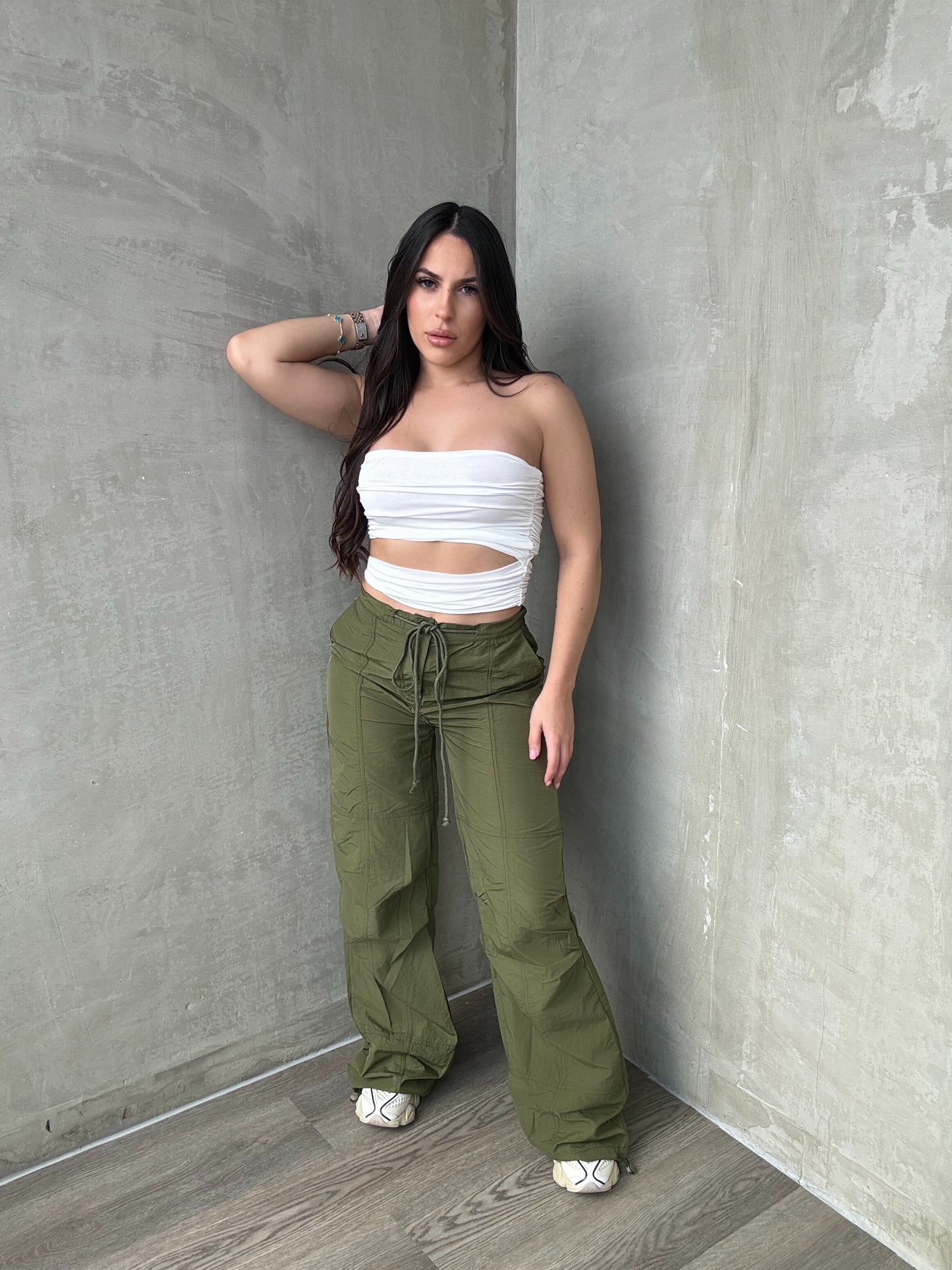 Olive Cargo Pants