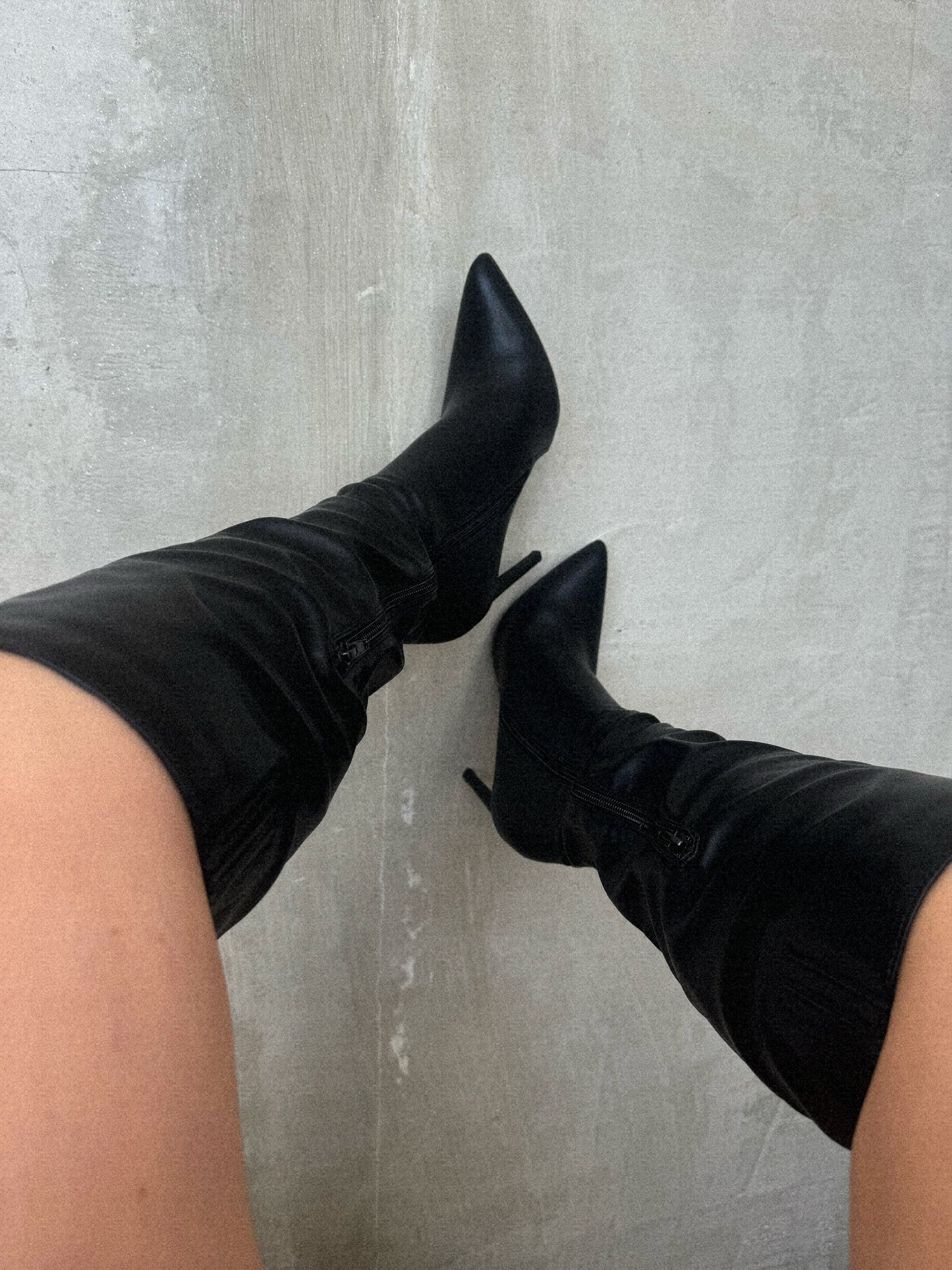 Black Leather Boots