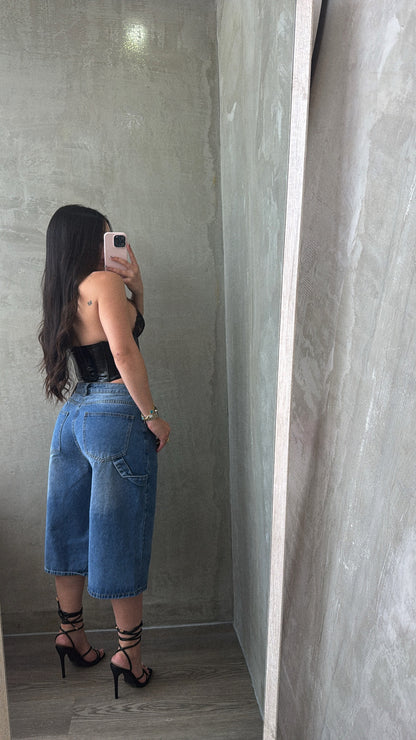 Blue Denim Jorts