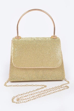 Gold Rhinestone Purse