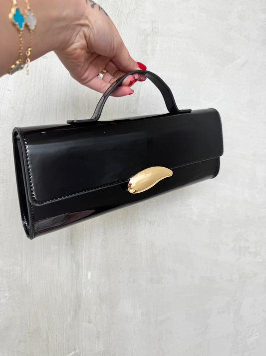 Black Gold Detailed Clutch