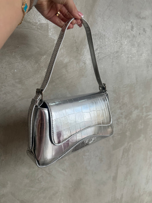 Silver Metallic Bag