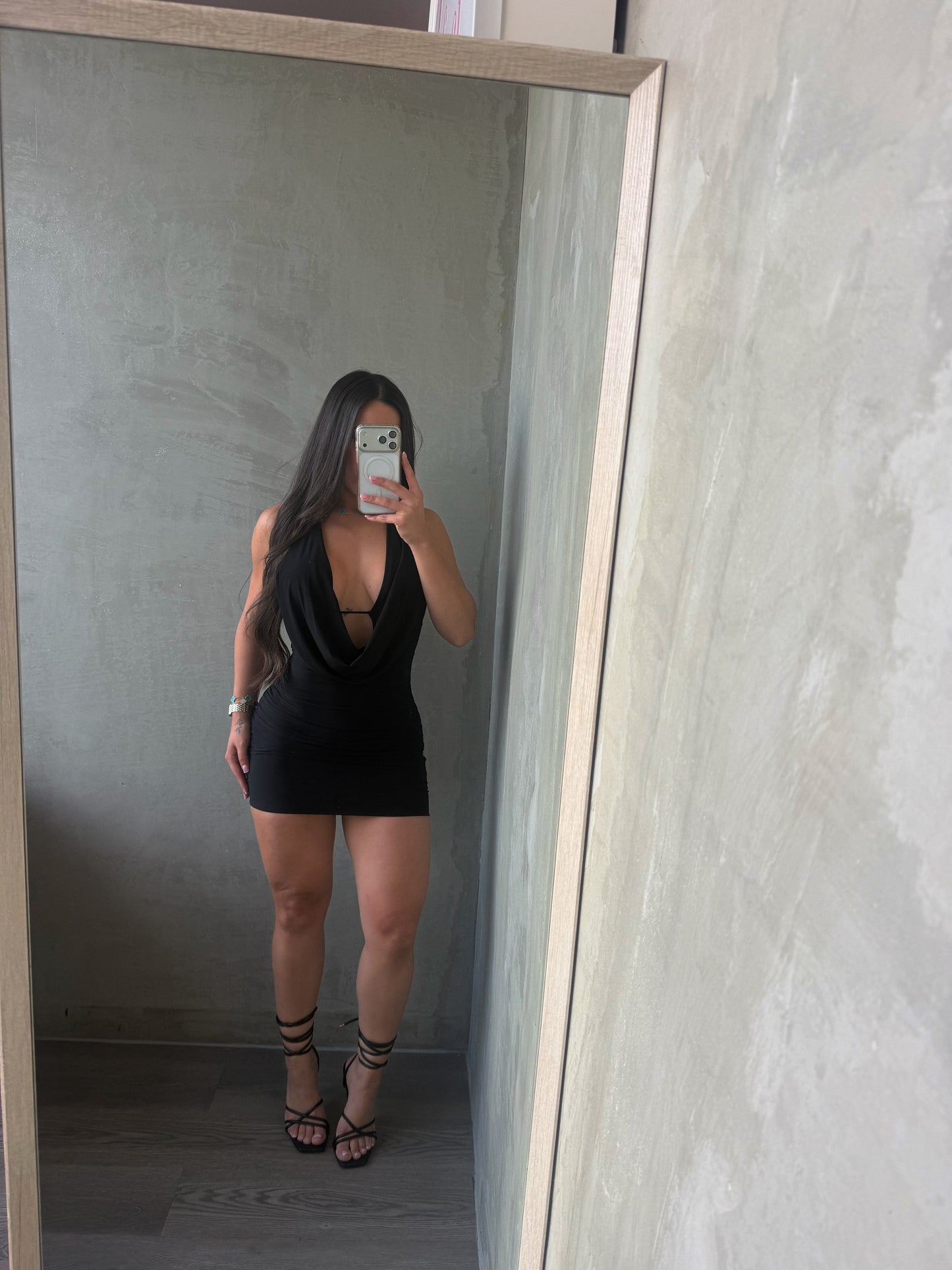 Black Halter Dress RESTOCK
