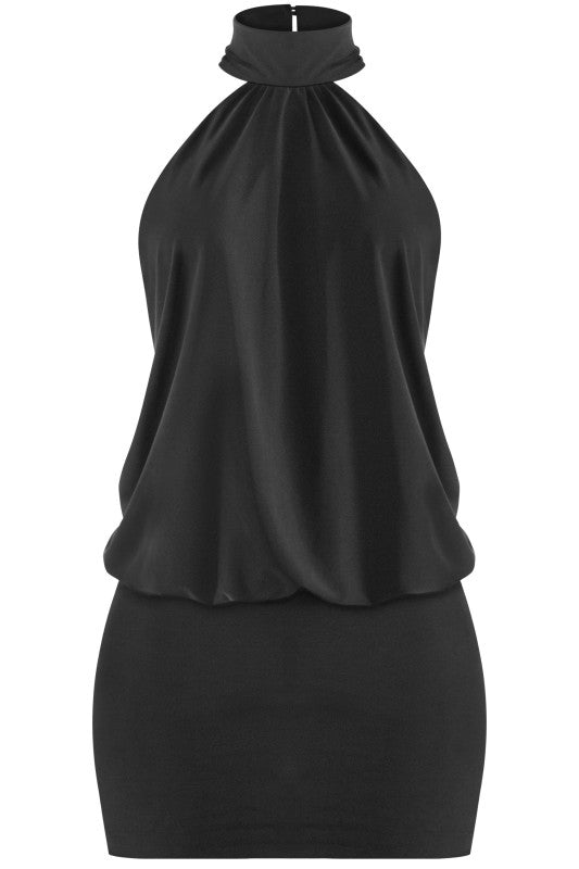 Black Halter Dress