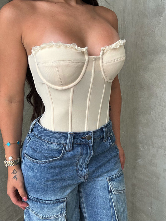 Butter Bustier Top