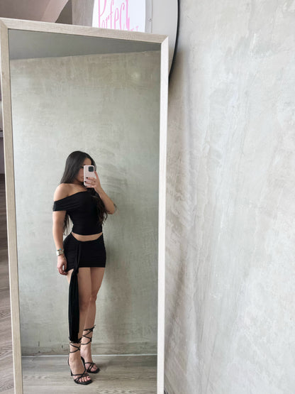 Black Asymmetrical Set RESTOCK