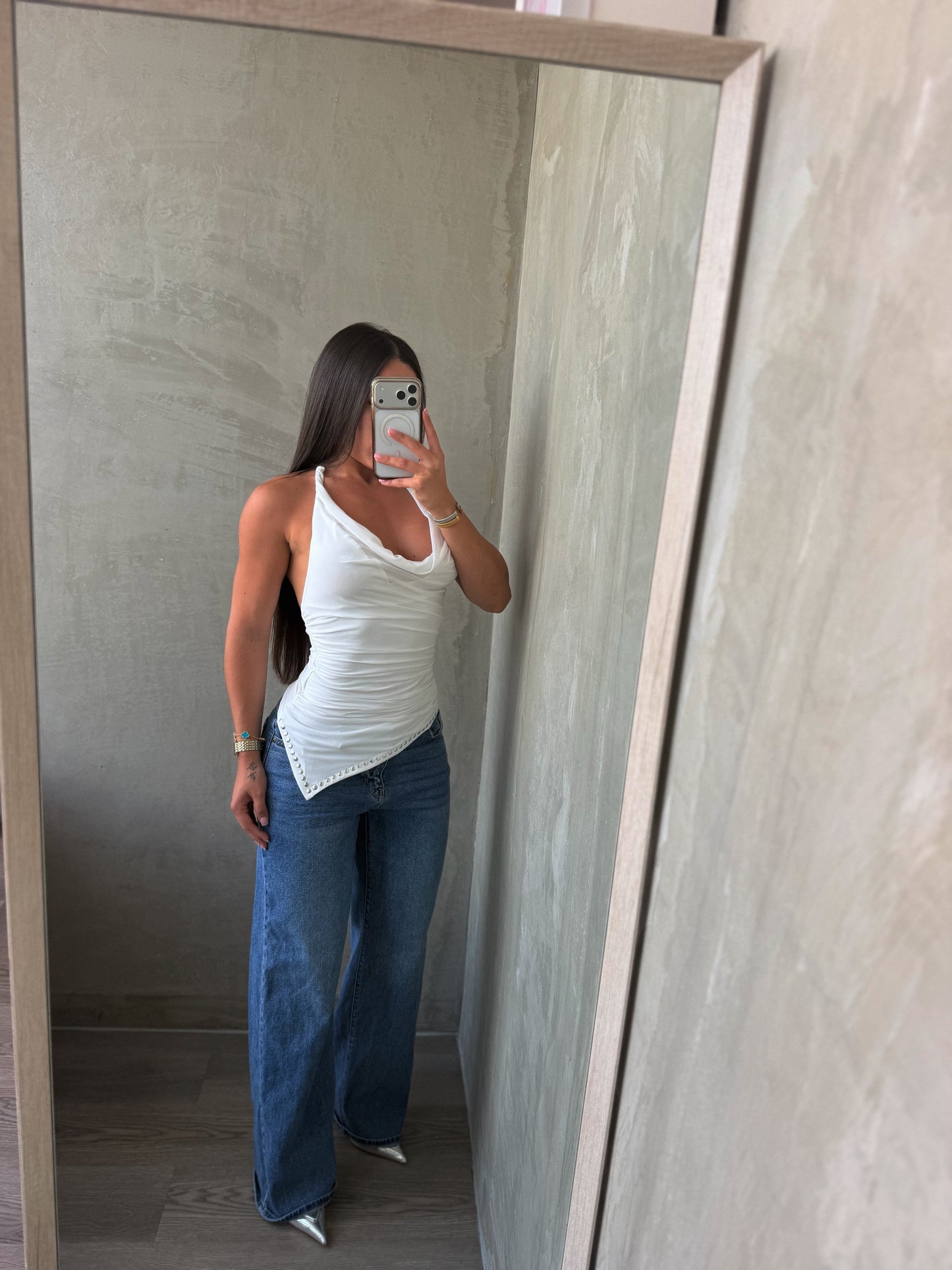 Ivory Halter Top