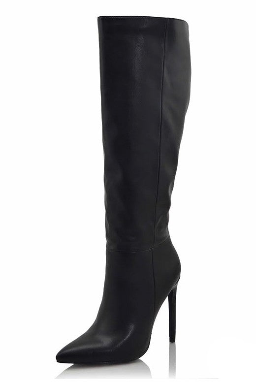 Black Leather Boots