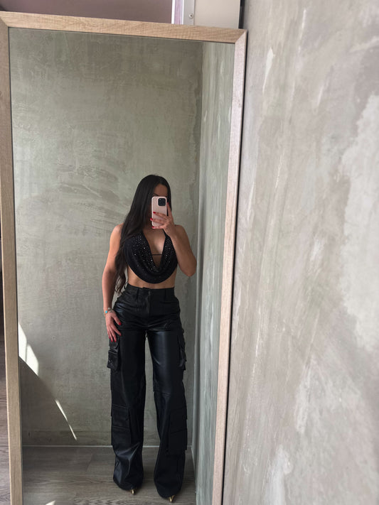 Black Leather Cargo RESTOCK