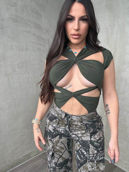 Olive Bodysuit