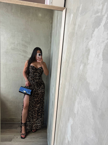 Animal Print Maxi Dress