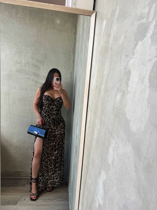 Animal Print Maxi Dress