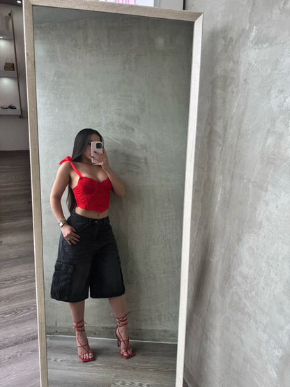 Red Lace Corset