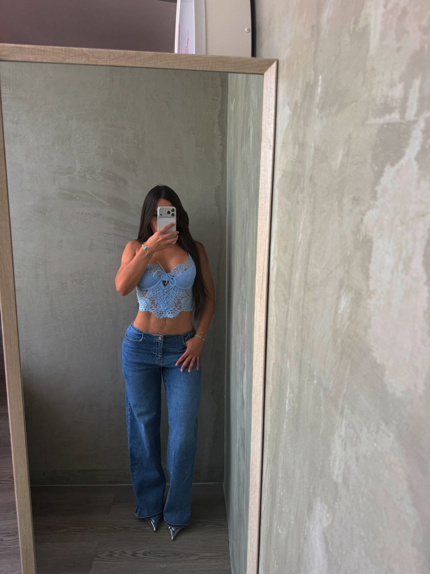 Low Rise Dark Denim Jeans PRE-ORDER
