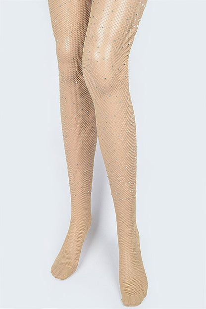 Rhinestones Stockings