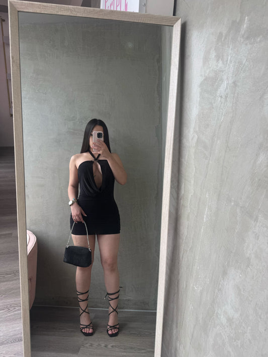 Black Halter Dress