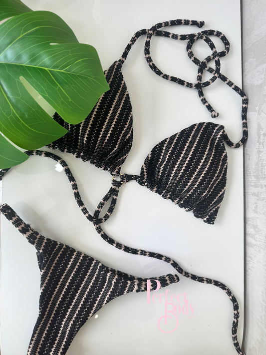 Black & Cream Bikini